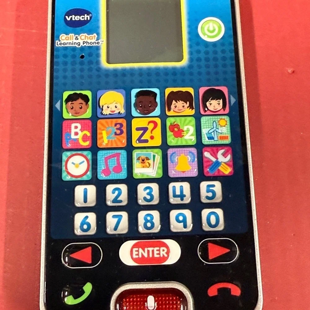 VTech Call & Chat Learning Phone - Blue
